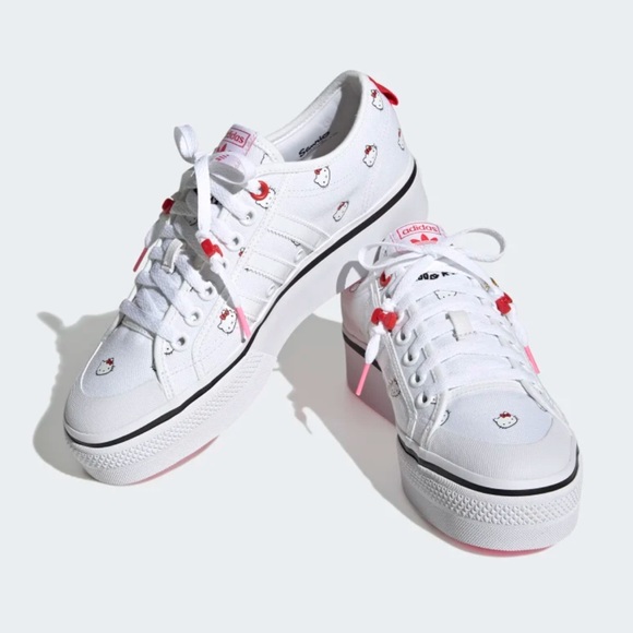 ADIDAS HELLO KITTY NIZZA PLATFORM SHOES - Picture 5 of 9